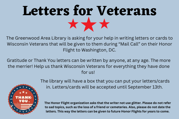 Veteran Thank You Letters